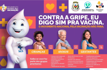 Inicia vacinação contra a gripe