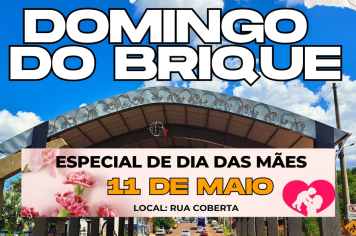 Domingo do Brique será alusivo ao Dia das Mães