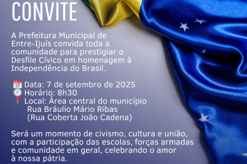 Convite para o Desfile Cívico-Militar