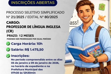 Processo Seletivo Professor de Língua Inglesa