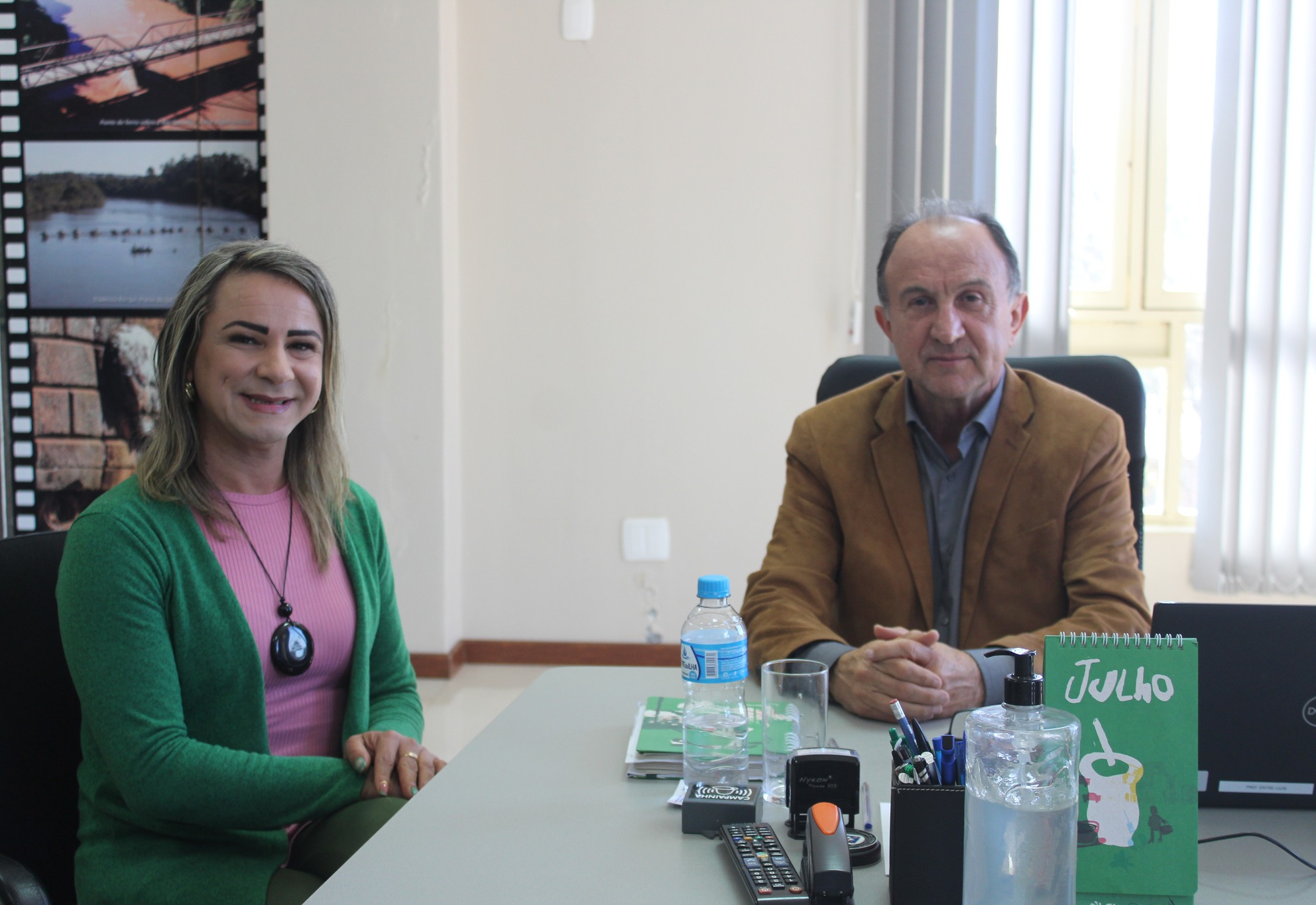 Executivo recebe a visita da vereadora Yasmim Prestes para tratar de demandas