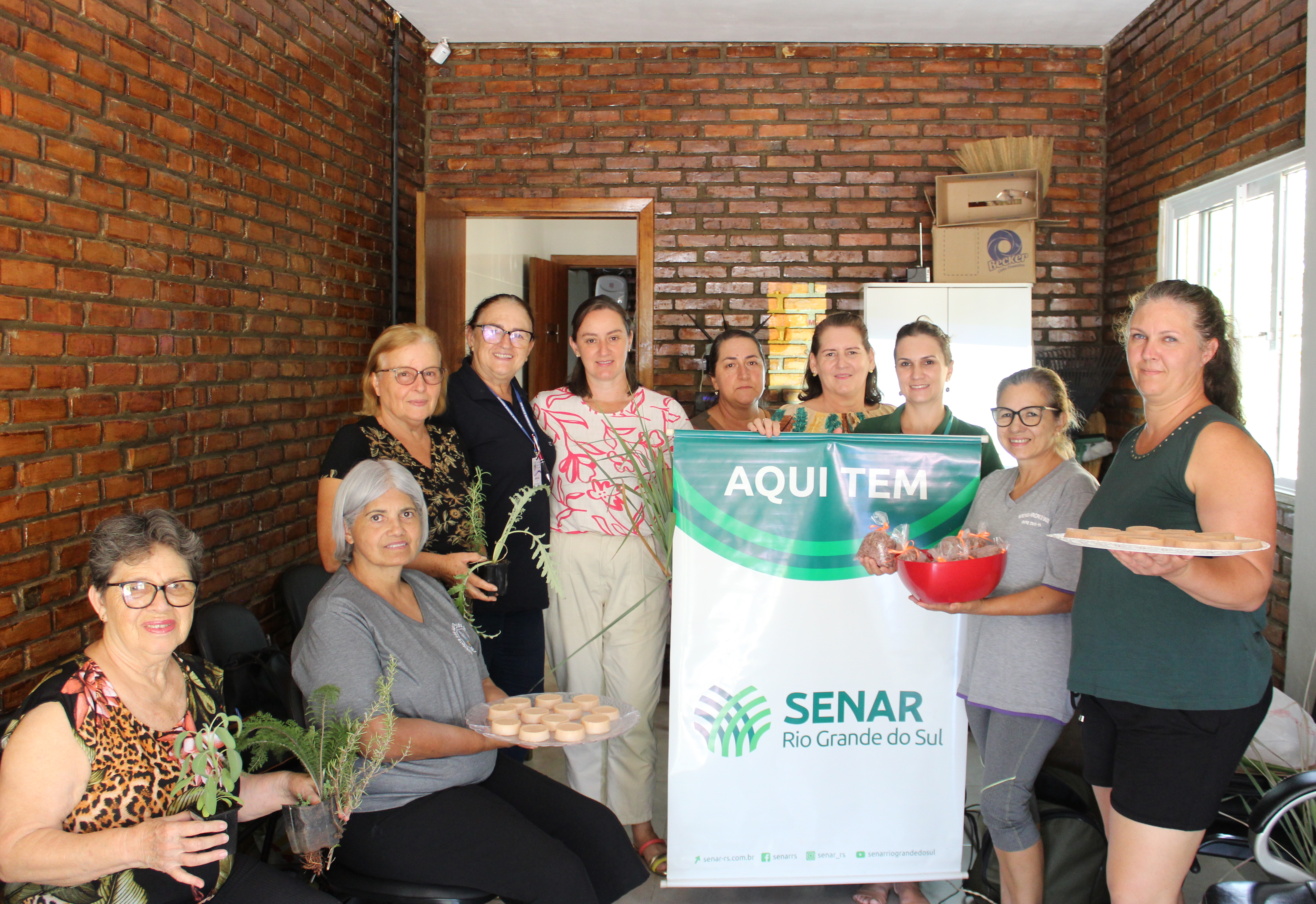 Realizado curso básico de plantas medicinais 