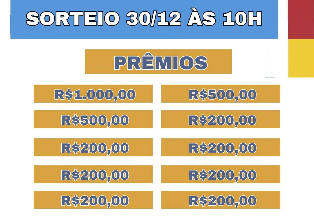 Sorteio da 2ª Edição do Nota Fiscal ocorre nesta terça-feira