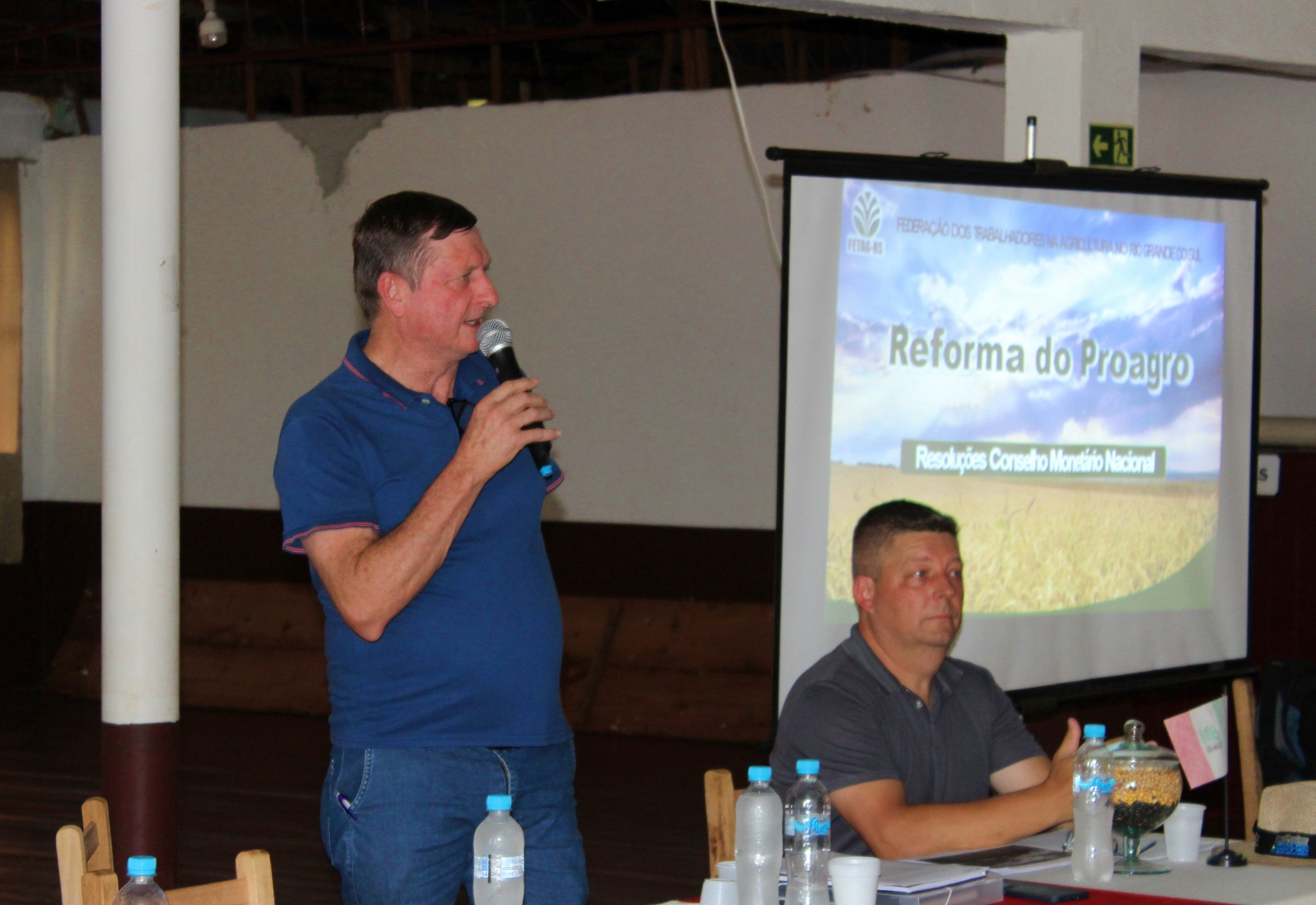 Executivo participa de assembleia e palestra do Sindicato dos Trabalhadores Agricultores Rurais