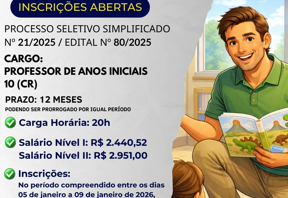 Processo Seletivo Professor de Anos Iniciais