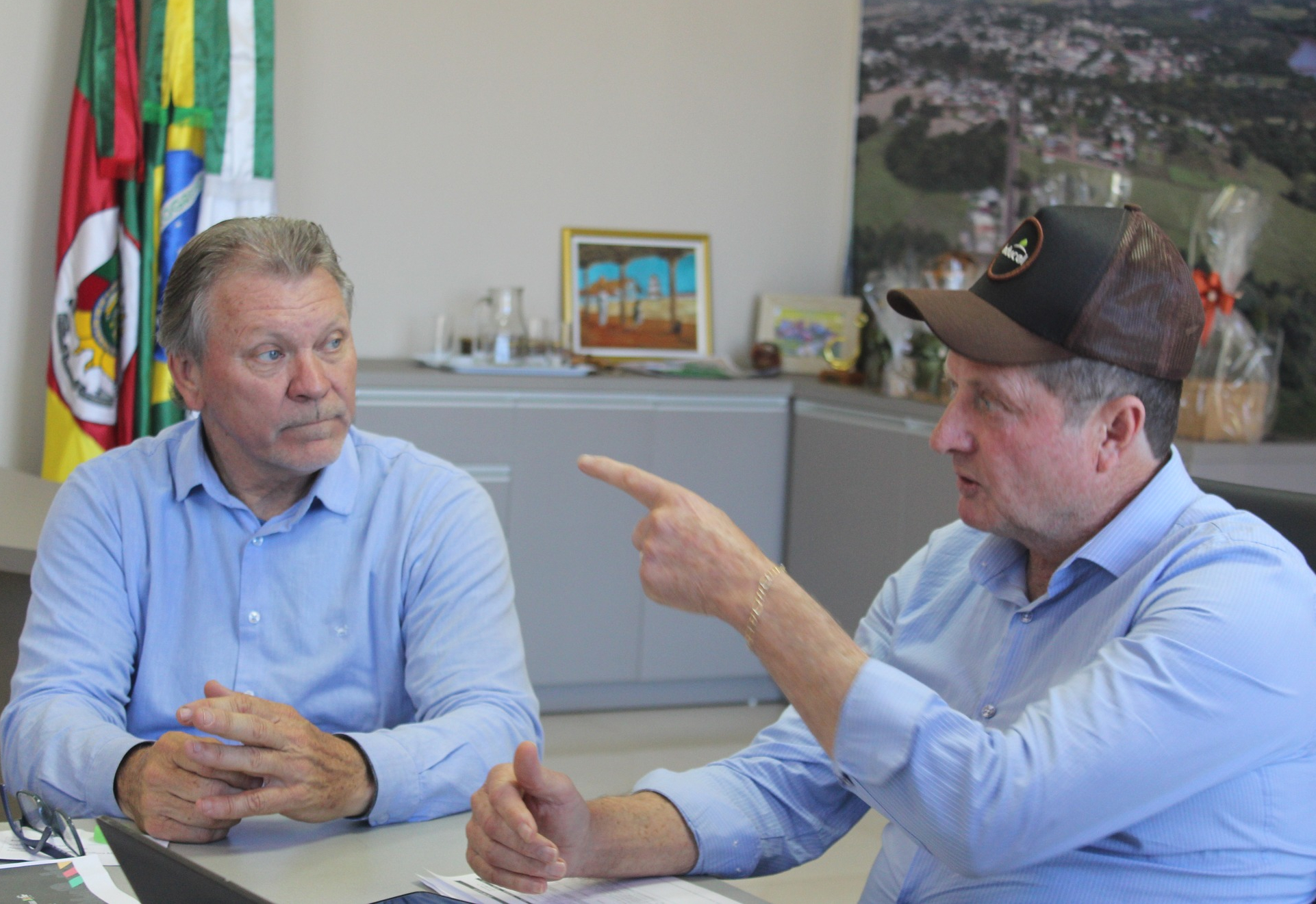 Poder Executivo recebe o Dep. Afonso Hamm