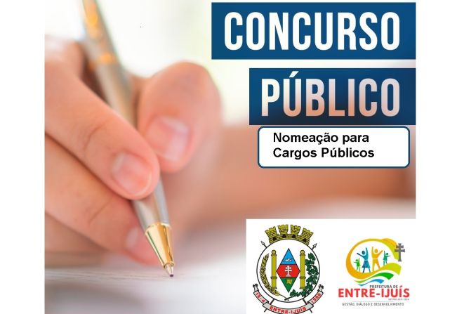 O Município de Entre-Ijuís torna público as nomeações para os Cargos Públicos